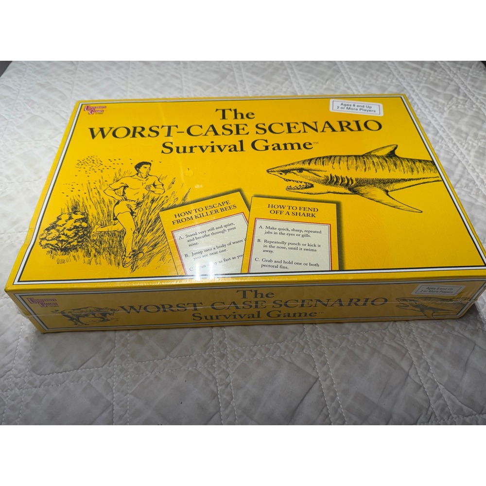University Games Worst Case Scenario Survival Board Game Kids/Adults OS Yellow